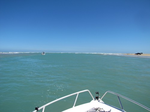 The mouth of the River Murray